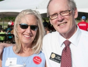 Dan and Val at the Red White and BBQ 2015