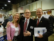 Val and Dan Nagle with Justice Paul Newby.